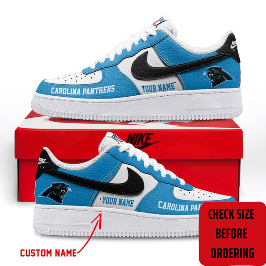 ELITE EDITION - NEW CUSTOMIZED NFL23 CLP CAROLINA PANTHERS AF1 SHOES