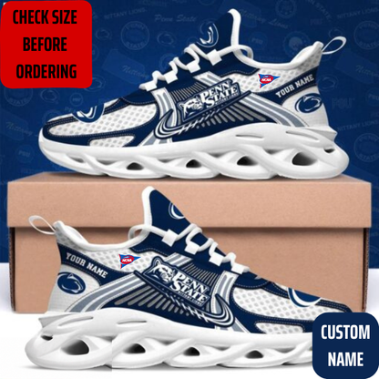 VIRAL EDITION - NEW CUSTOMIZED NCAA FBS23 PNL PENN STATE NITTANY LIONS CLUNKY SNEAKERS