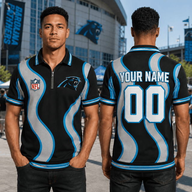 EXCLUSIVE EDITION - NEW CUSTOMIZED NFL23 CLP CAROLINA PANTHERS POLO SHIRT, ZIP POLO SHIRT, T-SHIRT, HOODIE, ZIP HOODIE & SWEATSHIRT