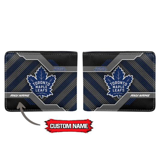 VIRAL EDITION - NEW CUSTOMIZED NHL23 TML TORONTO MAPLE LEAFS LEATHER WALLET