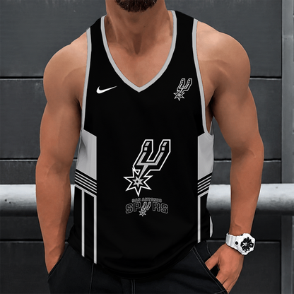 [HOT DEAL] NEW CUSTOMIZED NBA23 SAS SAN ANTONIO SPURS UNISEX TANK TOP