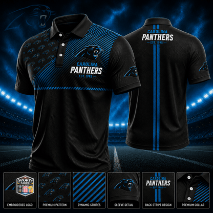 VIRAL EDITION - NEW CUSTOMIZED NFL23 CLP CAROLINA PANTHERS POLO SHIRT, ZIP POLO SHIRT & T-SHIRTS