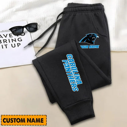 SPECIAL EDITION - NEW CUSTOMIZED NFL23 CLP CAROLINA PANTHERS SWEATPANTS