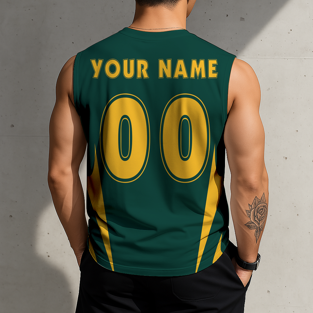 LIMITED EDITION - NEW CUSTOMIZED MLB23 OAS OAKLAND ATHLETICS MEN'S GYM SHIRT