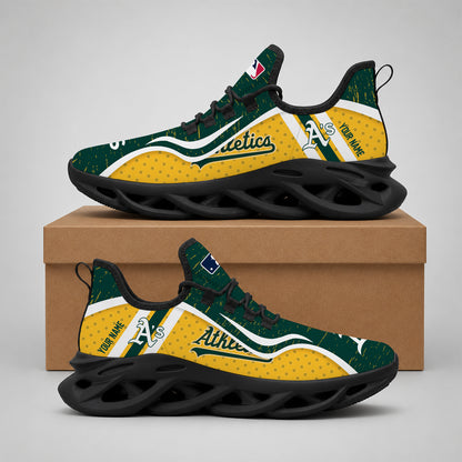ELITE EDITION - NEW CUSTOMIZED MLB23 OAS OAKLAND ATHLETICS MAX SOUL SHOES