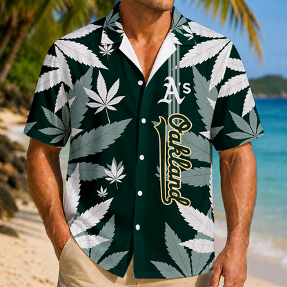 LIMITED EDITION - NEW CUSTOMIZED MLB23 OAS OAKLAND ATHLETICS UNISEX HAWAIIAN SHIRT