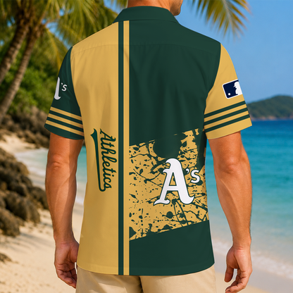 LIMITED EDITION - NEW CUSTOMIZED MLB23 OAS OAKLAND ATHLETICS UNISEX HAWAIIAN SHIRT