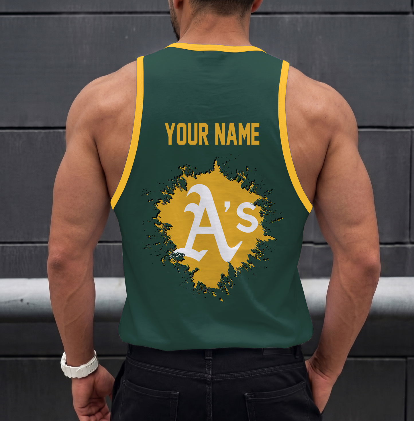 VIRAL EDITION - NEW CUSTOMIZED MLB23 OAKLAND ATHLETICS UNISEX TANK TOP