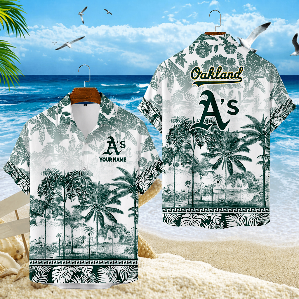 LIMITED EDITION - NEW CUSTOMIZED MLB23 OAS OAKLAND ATHLETICS UNISEX HAWAIIAN SHIRT