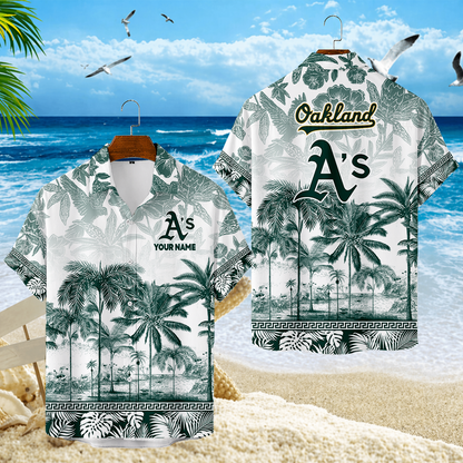 LIMITED EDITION - NEW CUSTOMIZED MLB23 OAS OAKLAND ATHLETICS UNISEX HAWAIIAN SHIRT