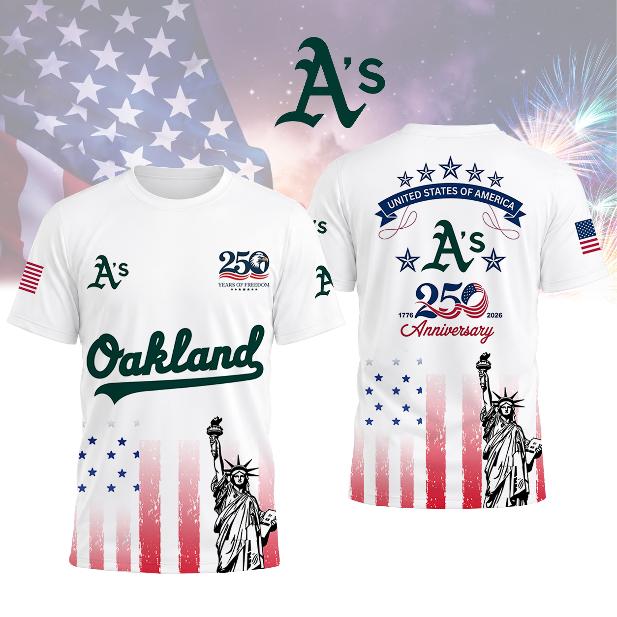 LIMITED EDITION - NEW CUSTOMIZED MLB23 OAS OAKLAND ATHLETICS T-SHIRT, POLO SHIRT, ZIP POLO SHIRT, SWEATSHIRT, HOODIE & ZIP HOODIE