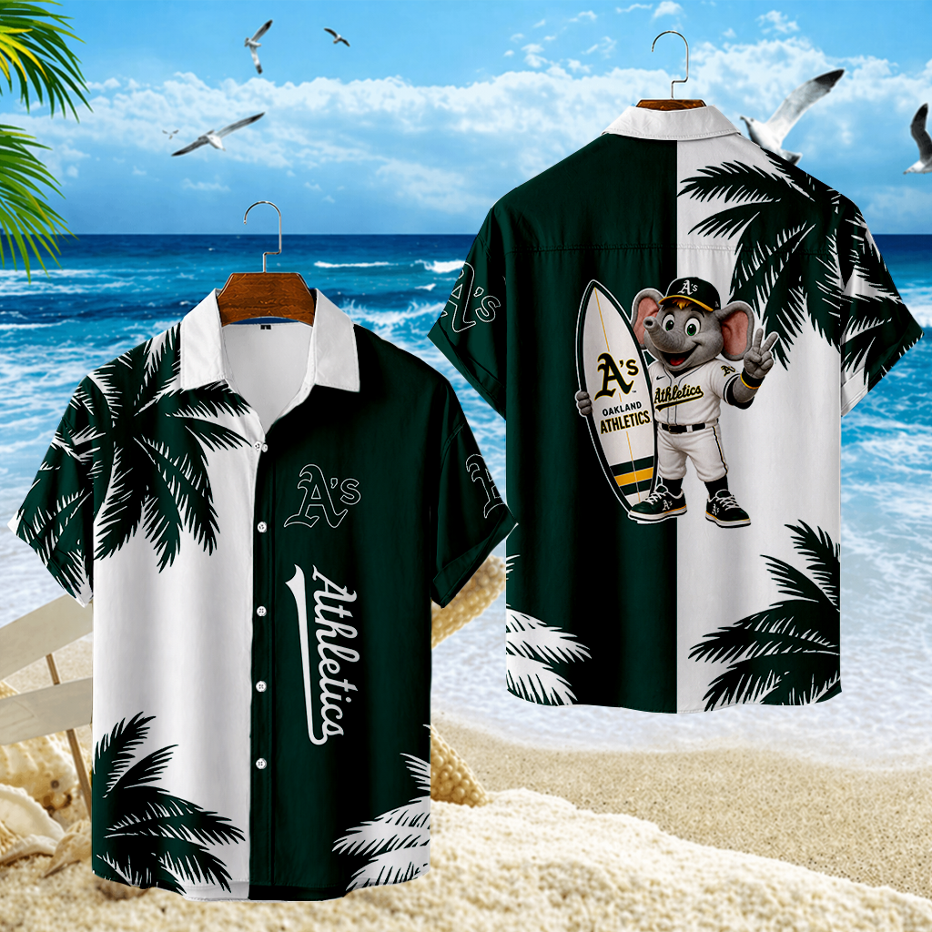 LIMITED EDITION - NEW CUSTOMIZED MLB23 OAS OAKLAND ATHLETICS UNISEX HAWAIIAN SHIRT