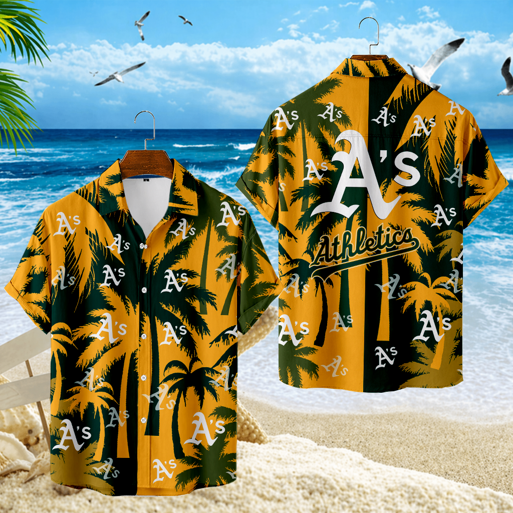 LIMITED EDITION - NEW CUSTOMIZED MLB23 OAS OAKLAND ATHLETICS UNISEX HAWAIIAN SHIRT