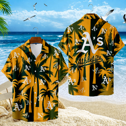 LIMITED EDITION - NEW CUSTOMIZED MLB23 OAS OAKLAND ATHLETICS UNISEX HAWAIIAN SHIRT