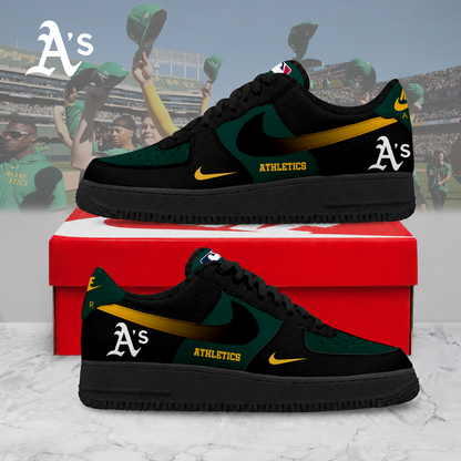 MEGA SALE - NEW CUSTOMIZED MLB23 OAS OAKLAND ATHLETICS AF1 SHOES