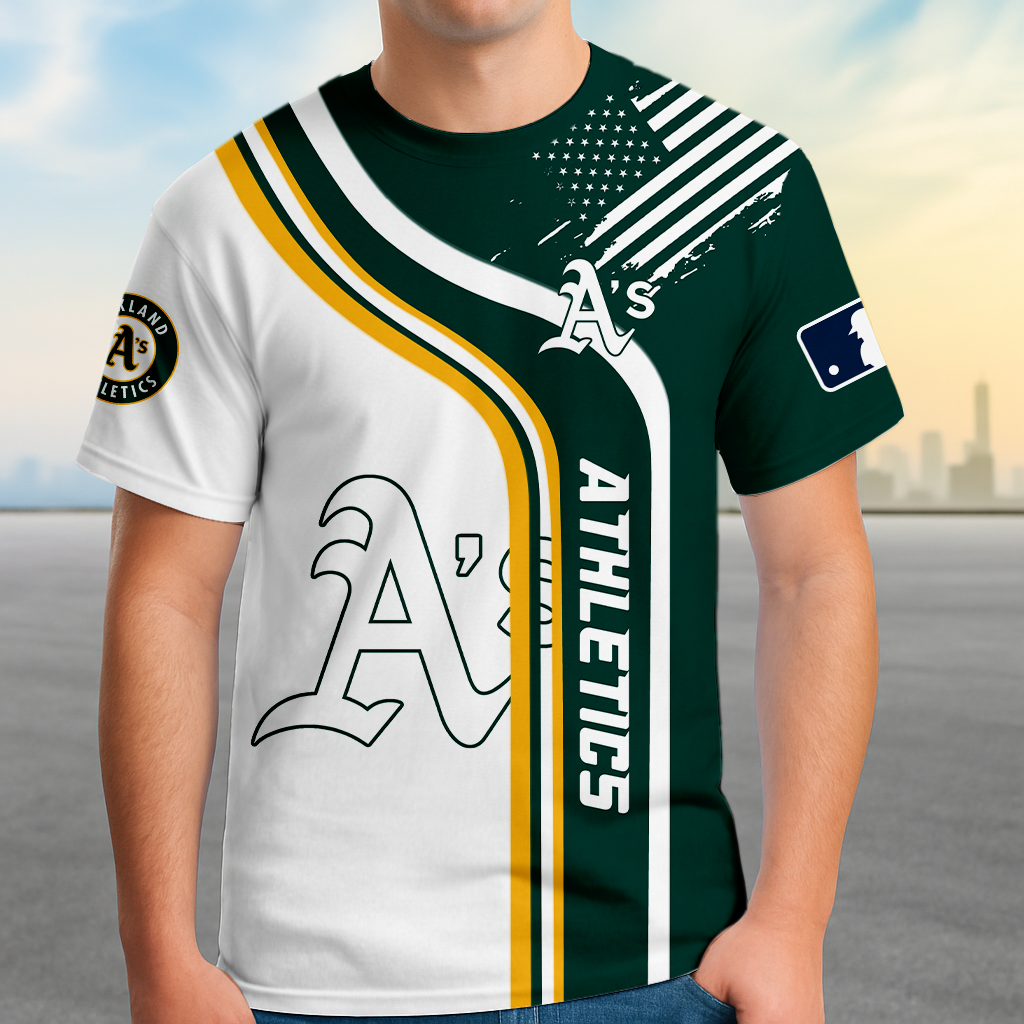 ELITE EDITION - NEW CUSTOMIZED MLB23 OAS OAKLAND ATHLETICS POLO SHIRT, ZIP POLO SHIRT & T-SHIRTS