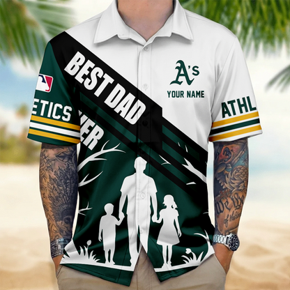 LIMITED EDITION - NEW CUSTOMIZED MLB23 OAS OAKLAND ATHLETICS UNISEX HAWAIIAN SHIRT