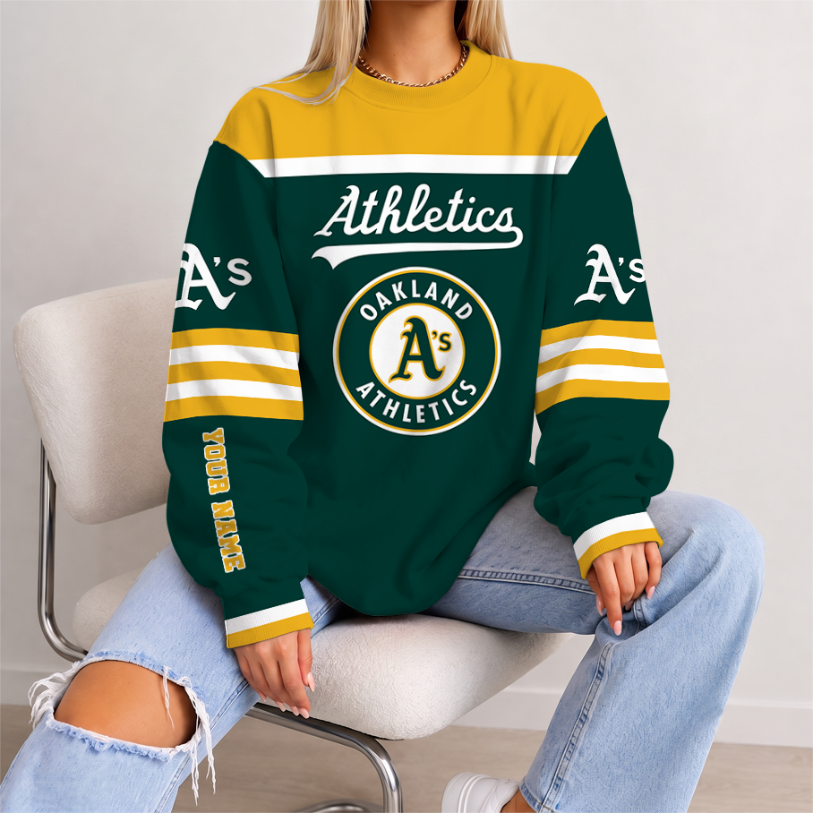[FLASH SALE] NEW CUSTOMIZED MLB23 OAS OAKLAND ATHLETICS UNISEX SWEATSHIRT