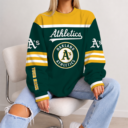 [FLASH SALE] NEW CUSTOMIZED MLB23 OAS OAKLAND ATHLETICS UNISEX SWEATSHIRT