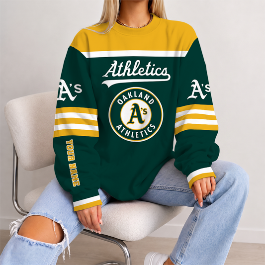 [FLASH SALE] NEW CUSTOMIZED MLB23 OAS OAKLAND ATHLETICS UNISEX SWEATSHIRT
