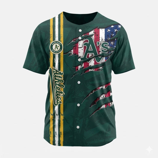 LIMITED EDITION - NEW CUSTOMIZED MLB23 OAS OAKLAND ATHLETICS BASEBALL JERSEY