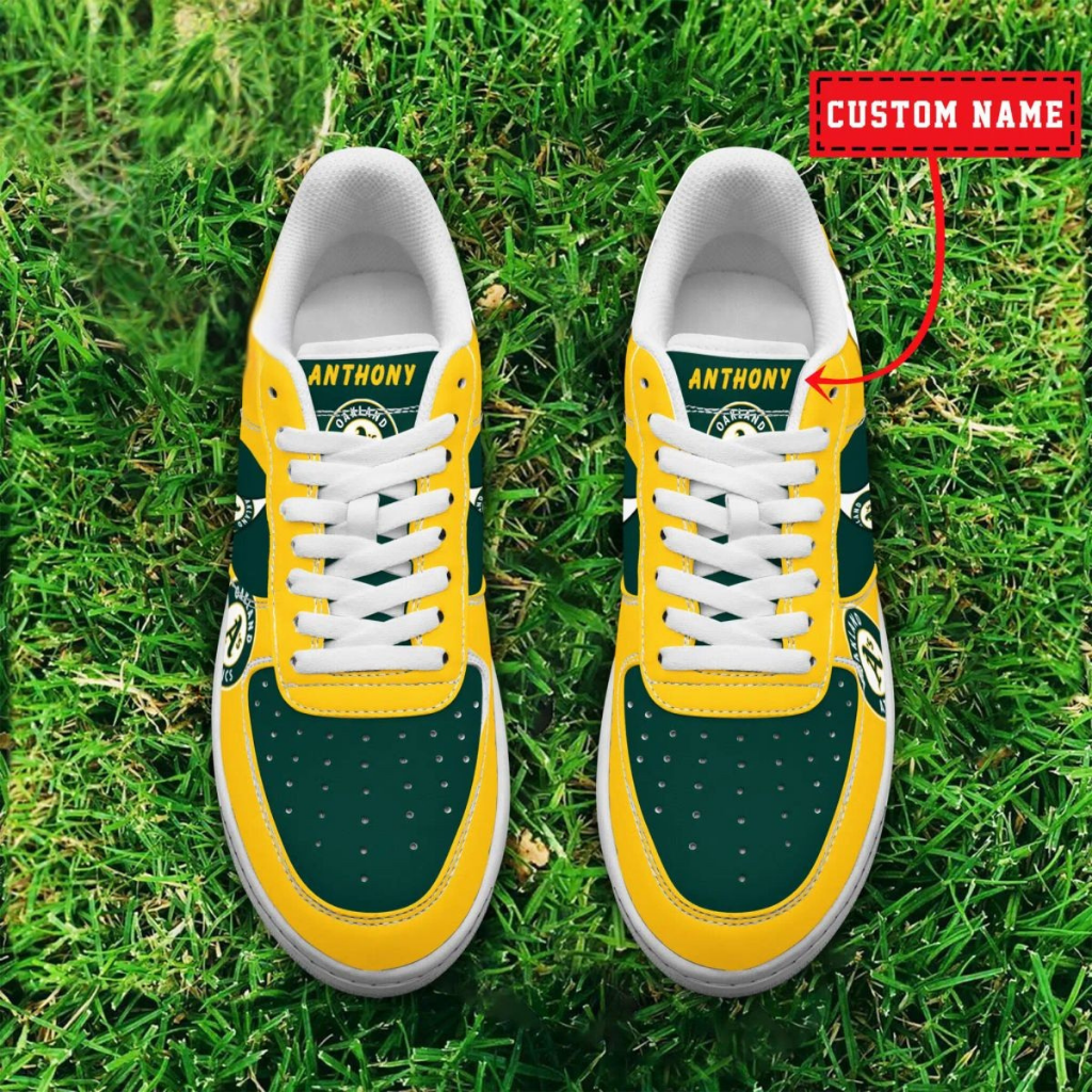 [FLASH SALE] NEW CUSTOMIZED MLB23 OAS OAKLAND ATHLETICS AF1 SHOES