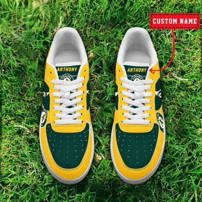 [FLASH SALE] NEW CUSTOMIZED MLB23 OAS OAKLAND ATHLETICS AF1 SHOES