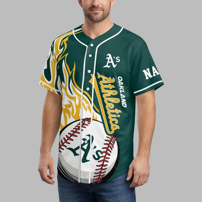 [FLASH SALE] NEW CUSTOMIZED MLB23 OAS OAKLAND ATHLETICS BASEBALL JERSEY