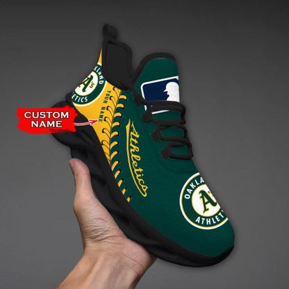 [FLASH SALE] NEW CUSTOMIZED MLB23 OAS OAKLAND ATHLETICS MAX SOUL SHOES