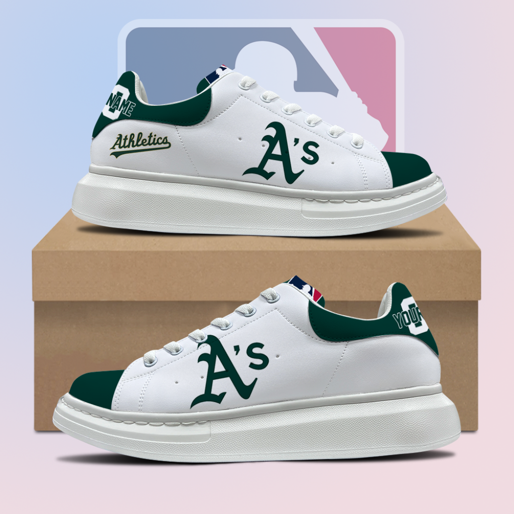 [FLASH SALE] NEW CUSTOMIZED MLB23 OAS OAKLAND ATHLETICS MCQUEEN SHOES