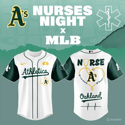 LIMITED EDITION - NEW CUSTOMIZED MLB23 OAS OAKLAND ATHLETICS BASEBALL JERSEY