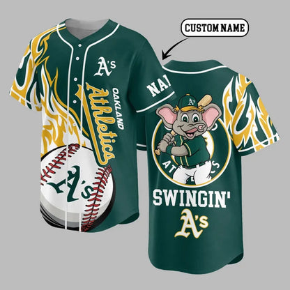 [FLASH SALE] NEW CUSTOMIZED MLB23 OAS OAKLAND ATHLETICS BASEBALL JERSEY