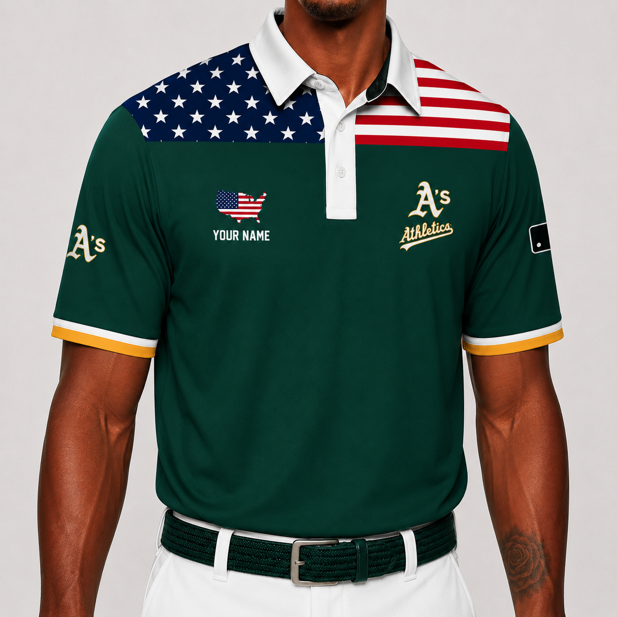 LIMITED EDITION - NEW CUSTOMIZED MLB23 OAS OAKLAND ATHLETICS POLO SHIRT, ZIP POLO SHIRT & T-SHIRTS