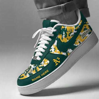 [FLASH SALE] NEW CUSTOMIZED MLB23 OAS OAKLAND ATHLETICS AF1 SHOES