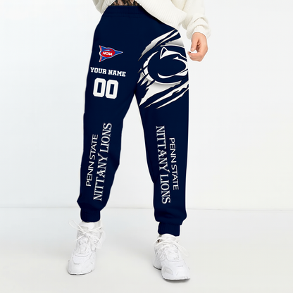 LIMITED EDITION - NEW CUSTOMIZED NCAA FBS23 PNL PENN STATE NITTANY LIONS UNISEX LONG PANTS