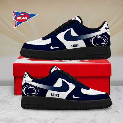 SPECIAL EDITION - NEW CUSTOMIZED NCAA FBS23 PNL PENN STATE NITTANY LIONS AF1 SHOES