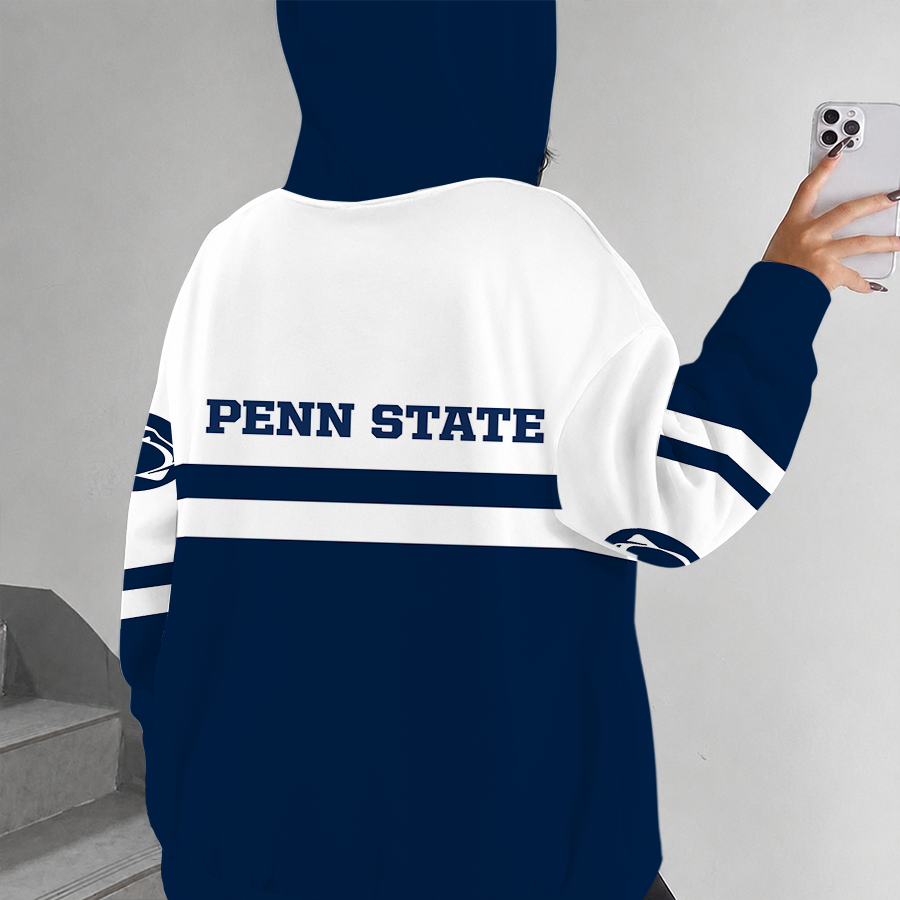 [FAN FAVORITE] NEW CUSTOMIZED NCAA FBS23 PNL PENN STATE NITTANY LIONS ZIP HOODIE
