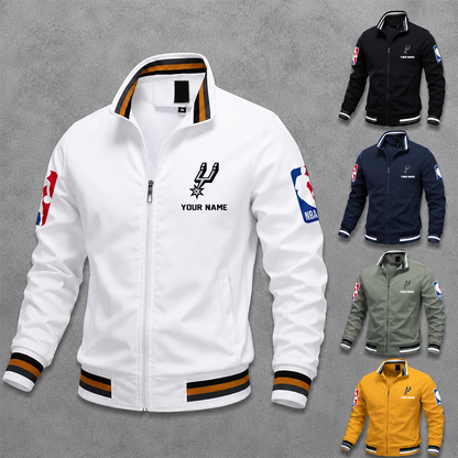 [HOT DEAL] NEW CUSTOMIZED NBA23 SAS SAN ANTONIO SPURS MULTICOLOR MEN'S CASUAL JACKET