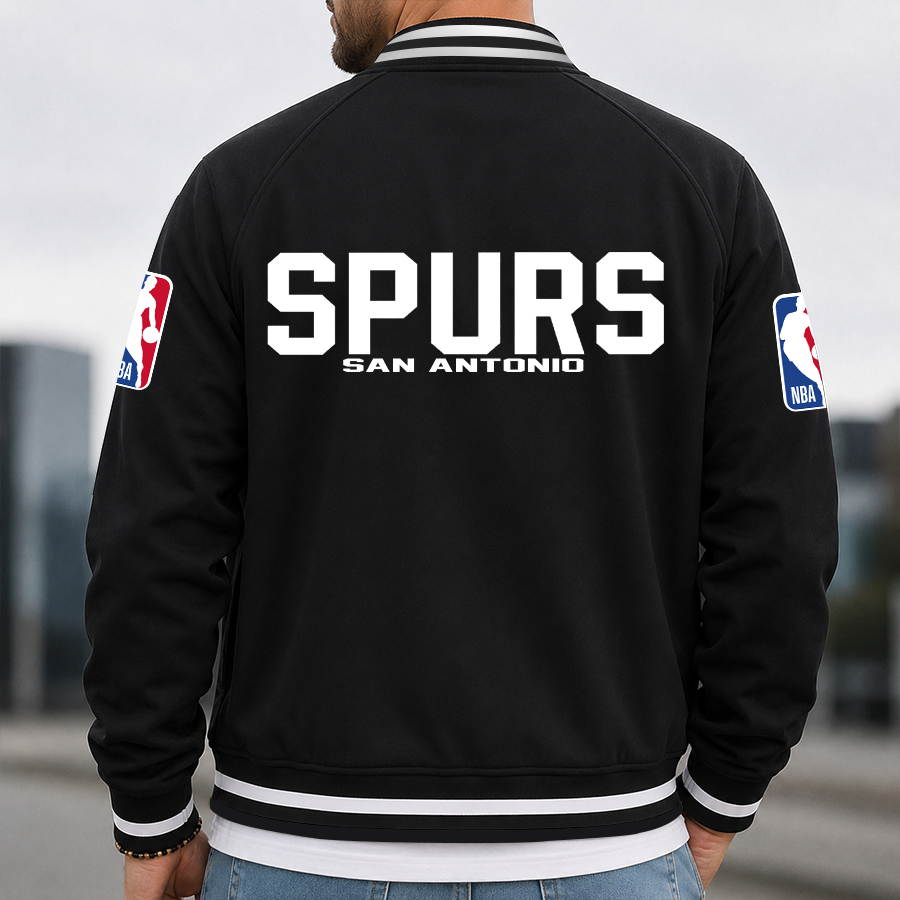 [HOT DEAL] NEW CUSTOMIZED NBA23 SAS SAN ANTONIO SPURS MULTICOLOR MEN'S CASUAL JACKET