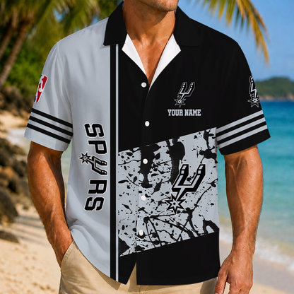 LIMITED EDITION - NEW CUSTOMIZED NBA23 SAS SAN ANTONIO SPURS UNISEX HAWAIIAN SHIRT