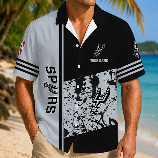 LIMITED EDITION - NEW CUSTOMIZED NBA23 SAS SAN ANTONIO SPURS UNISEX HAWAIIAN SHIRT