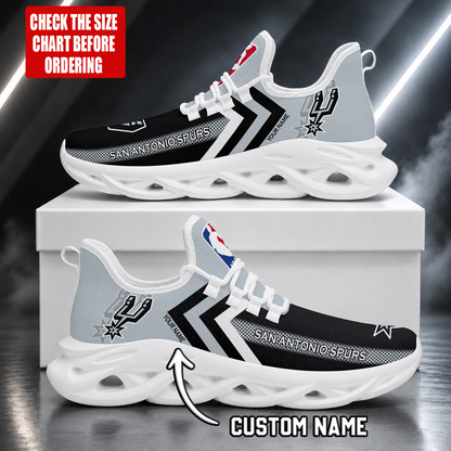 FINAL SALE - NEW CUSTOMIZED NBA23 SAS SAN ANTONIO SPURS MAX SOUL SHOES