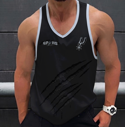ELITE EDITION - NEW CUSTOMIZED NBA23 SAS SAN ANTONIO SPURS UNISEX TANK TOP