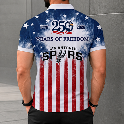 LIMITED EDITION - NEW CUSTOMIZED NBA23 SAS SAN ANTONIO SPURS POLO SHIRT, ZIP POLO SHIRT & T-SHIRTS