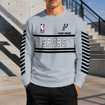 LIMITED EDITION - NEW CUSTOMIZED NBA23 SAS SAN ANTONIO SPURS UNISEX SWEATSHIRT