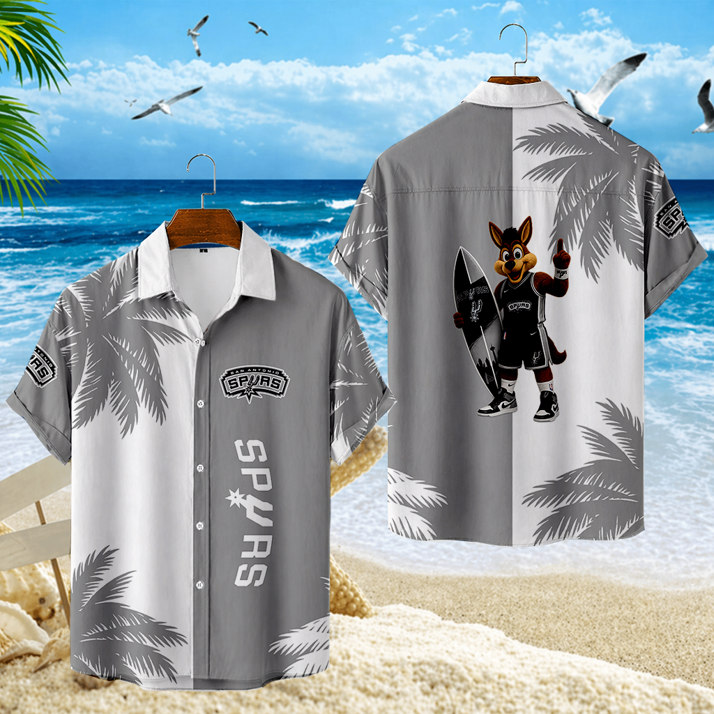 LIMITED EDITION - NEW CUSTOMIZED NBA23 SAS SAN ANTONIO SPURS UNISEX HAWAIIAN SHIRT