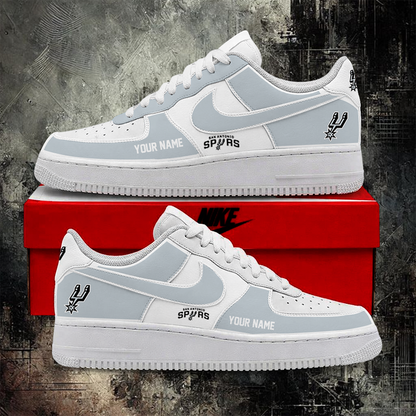 LIMITED EDITION - NEW CUSTOMIZED NBA23 SAS SAN ANTONIO SPURS AF1 SHOES