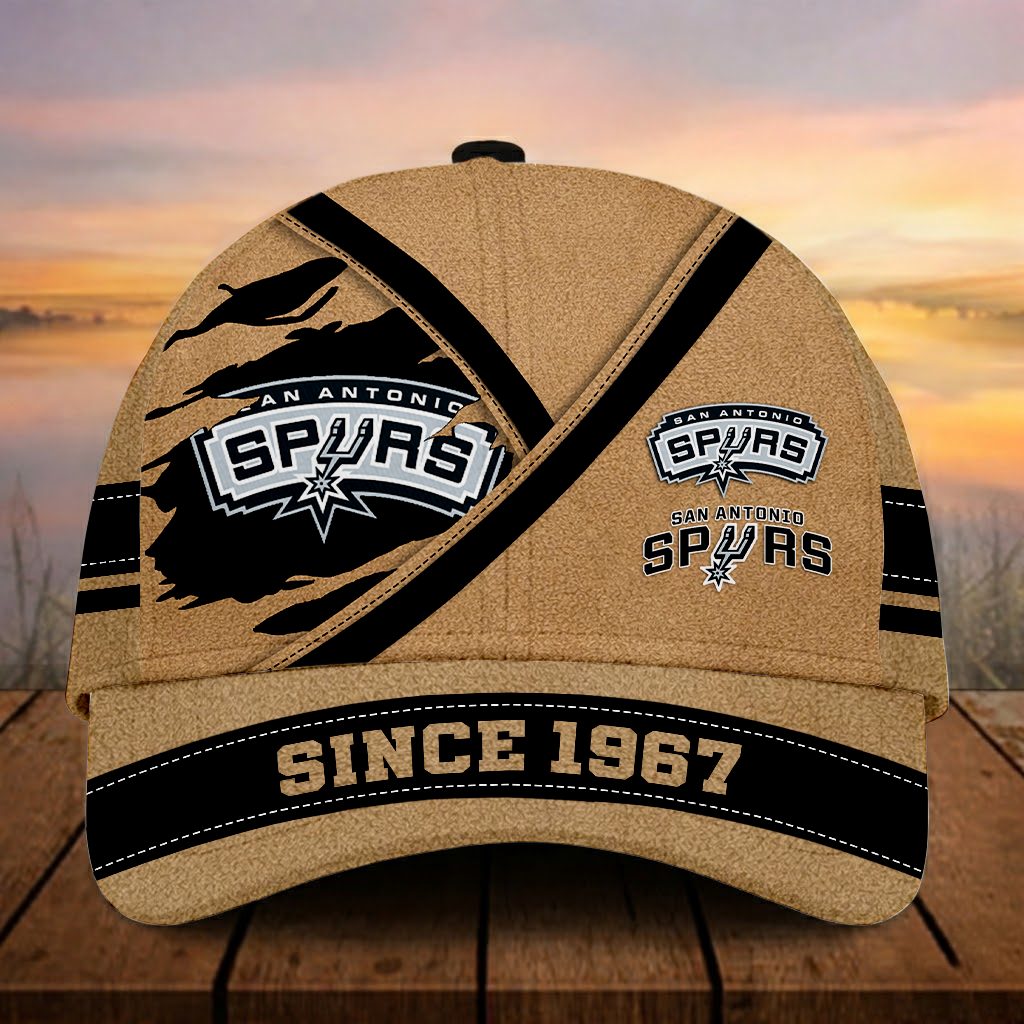 LIMITED EDITION - NEW CUSTOMIZED NBA23 SAS SAN ANTONIO SPURS CLASSIC CAP
