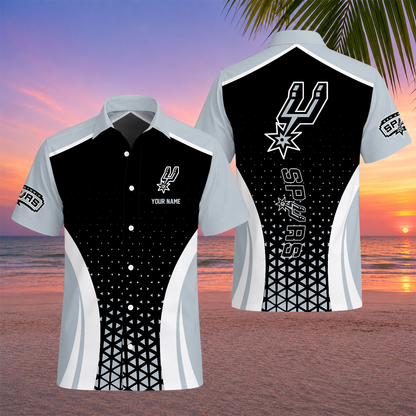 LIMITED EDITION - NEW CUSTOMIZED NBA23 SAS SAN ANTONIO SPURS UNISEX HAWAIIAN SHIRT