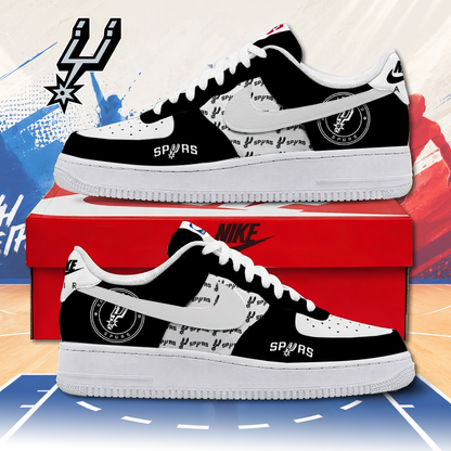 LIMITED EDITION - NEW CUSTOMIZED NBA23 SAS SAN ANTONIO SPURS AF1 SNEAKERS